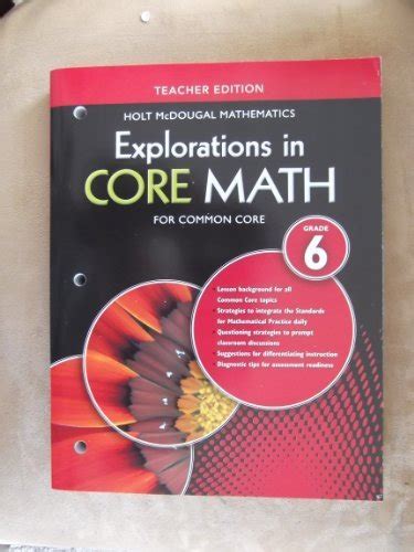 explorations in core math common core teacher edition grade 6 2014 Epub