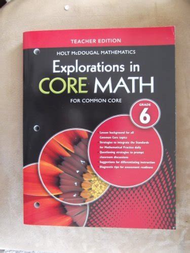 explorations in core math common core teacher edition grade 6 2014 Epub