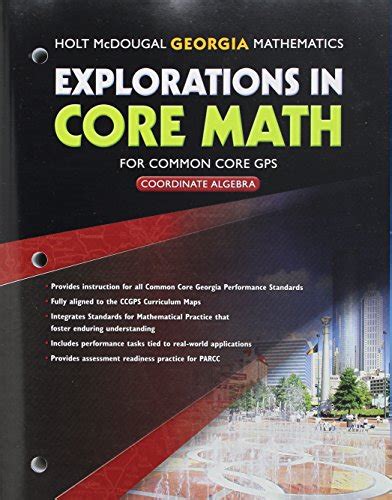 explorations in core math georgia common core gps student edition coordinate algebra 2014 Epub