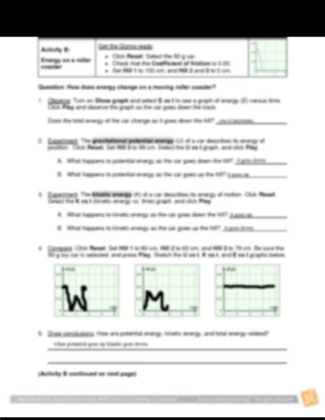 explore learning gizmo answer key roller coaster physics Epub