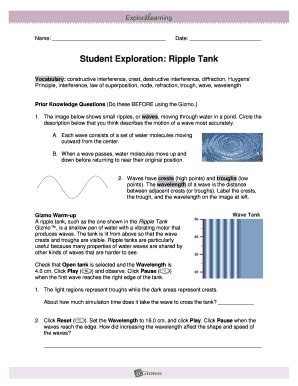 explore learning student exploration answers ripple tank Epub