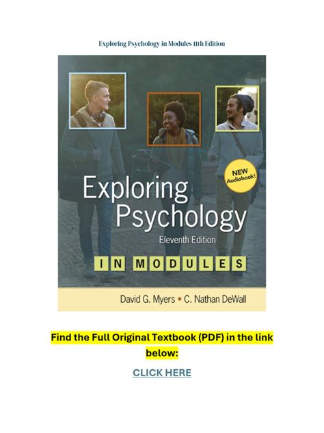 exploring psychology in modules paper Reader