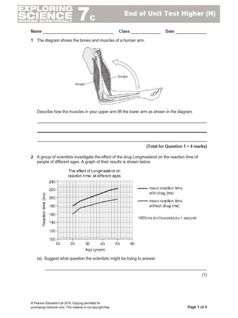 exploring science 7c end of unit test Ebook Doc