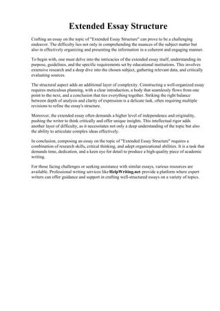 extended essay guidelines 2013 PDF