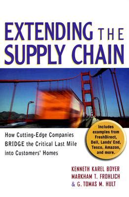 extending the supply chain how cutting edge Reader