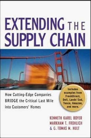 extending the supply chain how cutting edge Reader