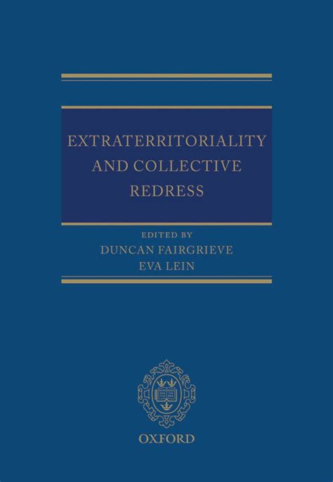 extraterritoriality and collective redress extraterritoriality and collective redress PDF