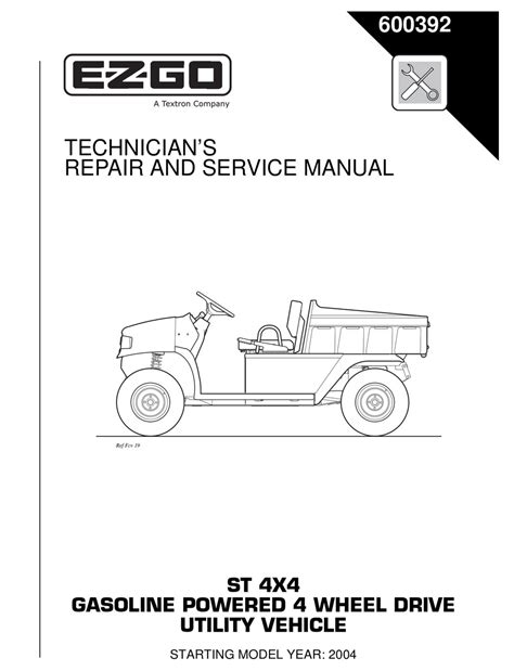 ez go st 4x4 repair manual Doc