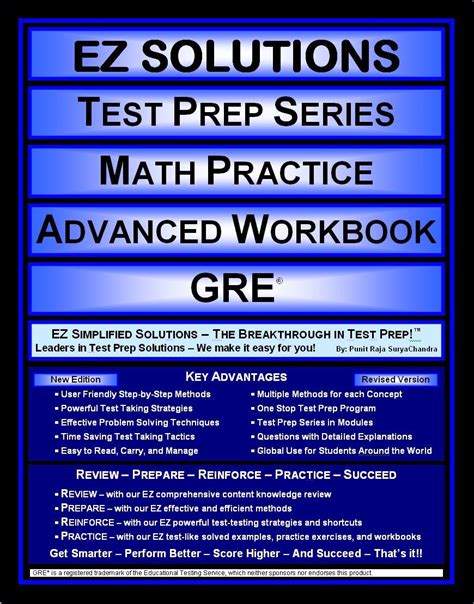 ez solutions test prep series math practice advanced workbook gre Doc