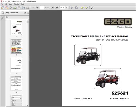 ezgo service manual pdf Doc