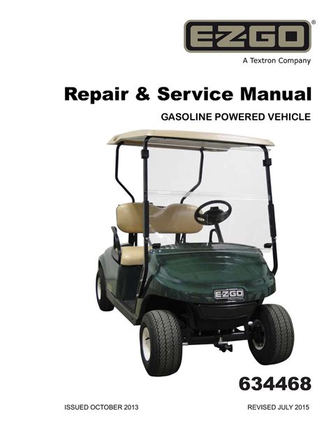 ezgo txt service manual Doc