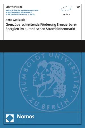 f rderung erneuerbarer energien europ ischen elektrizit tsbinnenmarkt Reader