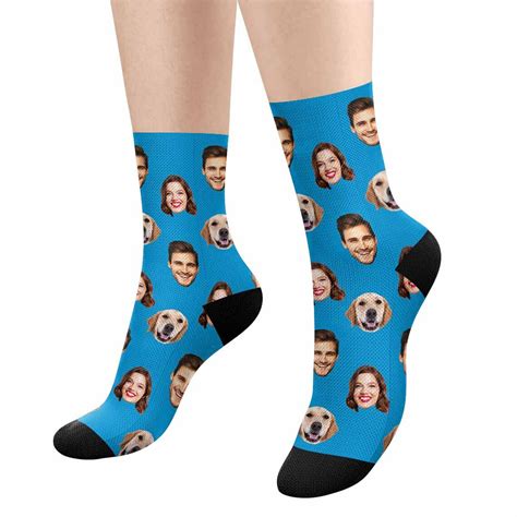 face in socks