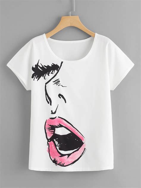 face print t shirt