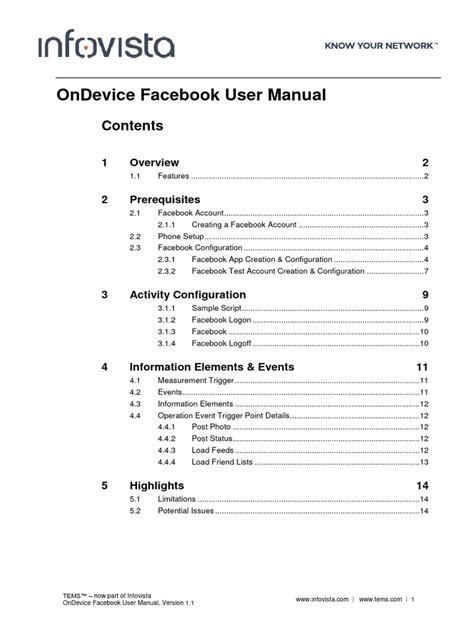 facebook user manual 2013 Doc