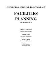 facilities planning design solution manual pdf Kindle Editon