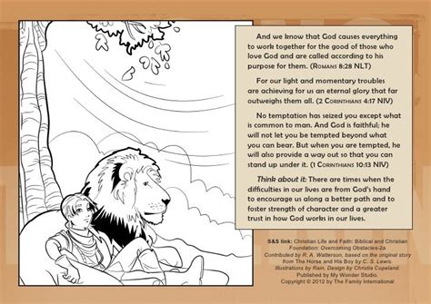 facing the lion study guide Reader
