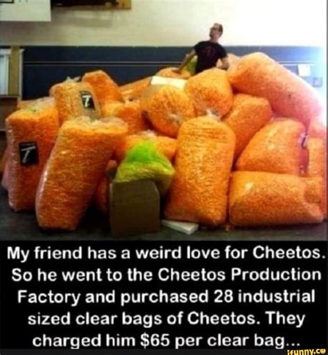 factory cheetos bag