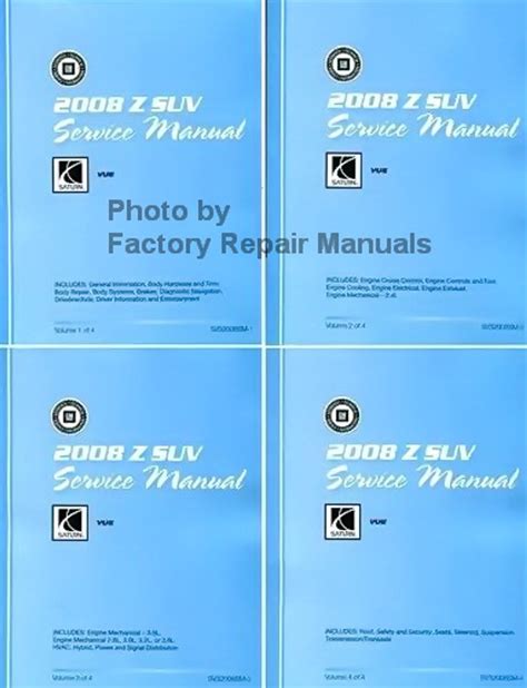 factory service manual saturn vue Reader