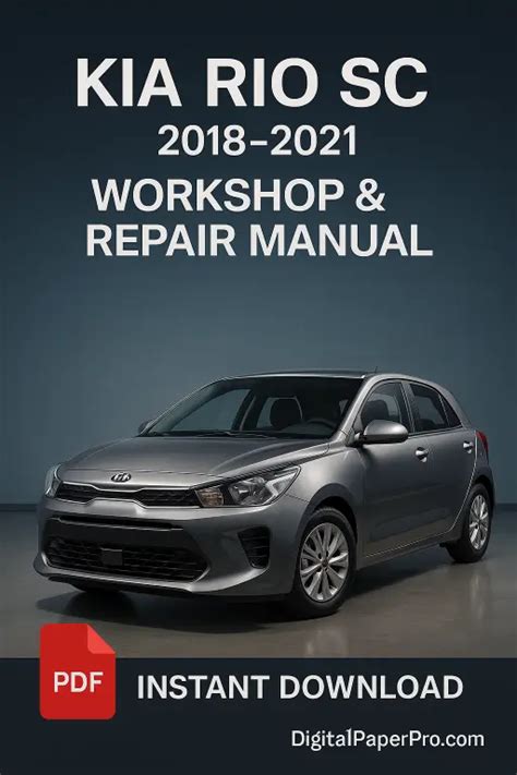 factory workshop manual kia rio Reader
