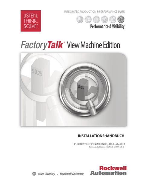 factorytalk view machine edition installation guide PDF