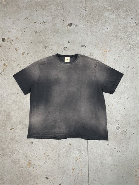 faded black t shirt