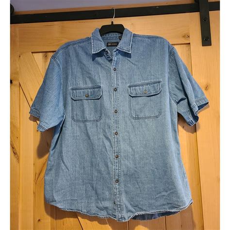 faded glory denim shirt