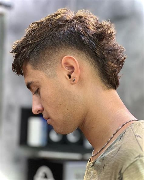 faded short mohawk