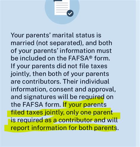 fafsa married filing jointly