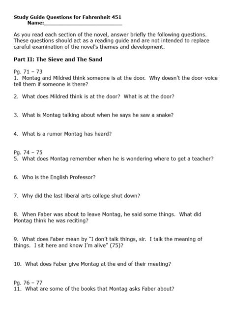 fahrenheit 451 free study guide Kindle Editon