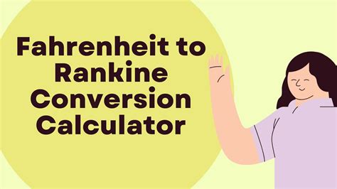 fahrenheit to rankine calculator