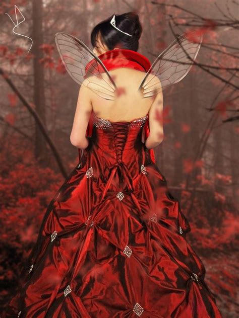 fairy red dress