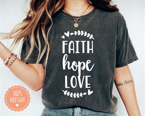 faith hope love t shirt