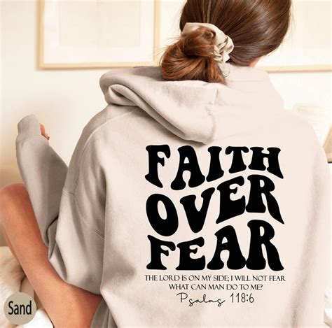 faith over fear sweatshirt