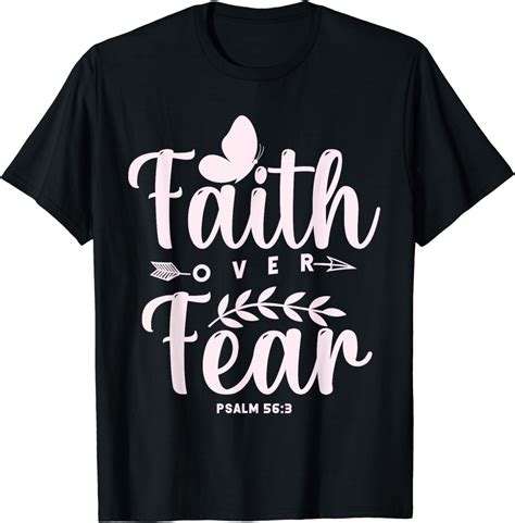 faith over fear t shirt