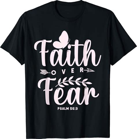 faith over fear t shirts