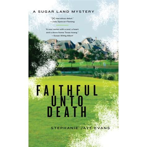 faithful unto death a sugar land mystery Epub