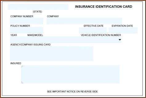 fake auto insurance card template progressive Kindle Editon