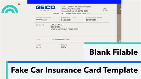 fake auto insurance card template safe auto Ebook Kindle Editon