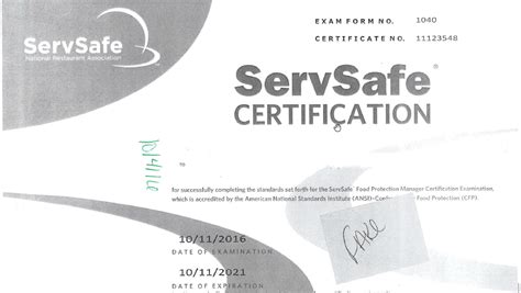 fake servsafe certificate Ebook Epub