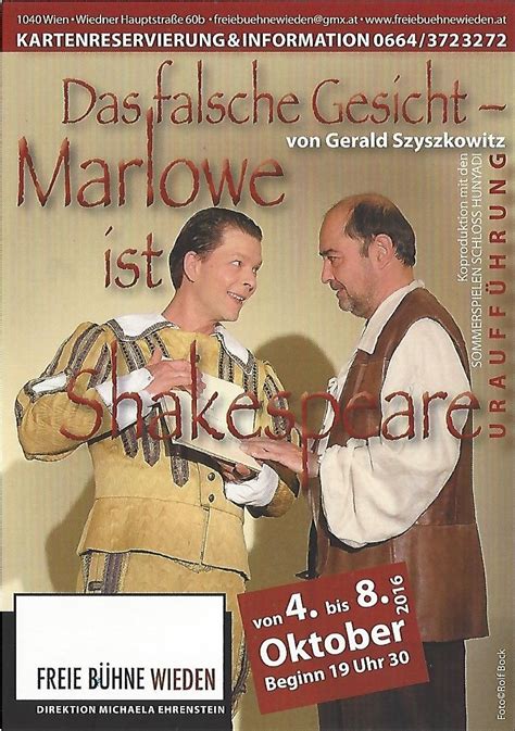 falsche gesicht oder marlowe shakespeare Doc