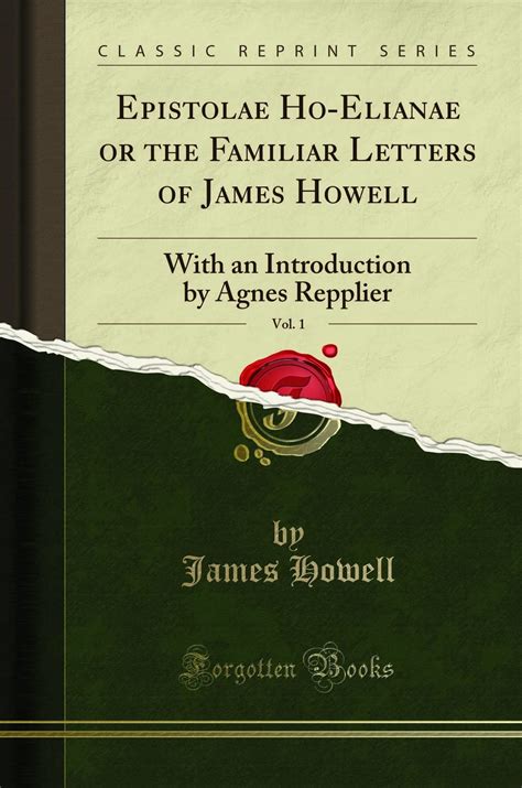 familiar letters james howell vol Epub