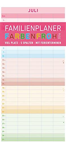 familienplaner inspiration 2016 familientermine ferienterminen Kindle Editon