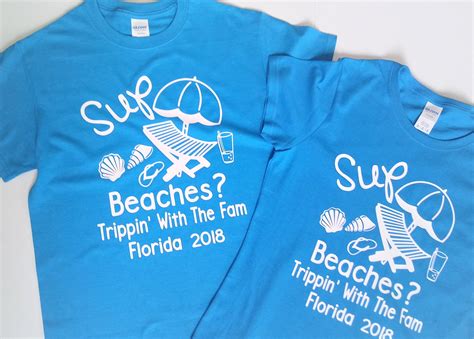 family beach vacation t shirts