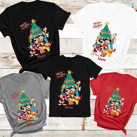 family christmas disney shirts