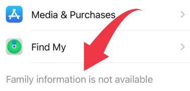 family information not available
