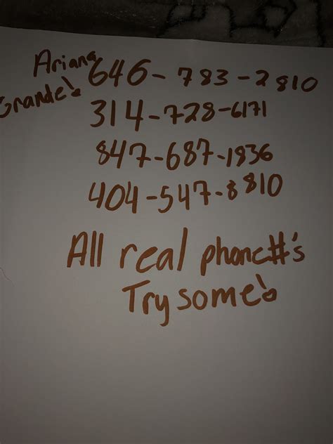 famous stars phone numbers