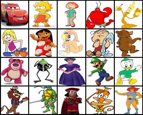 famous television characters that begin with s