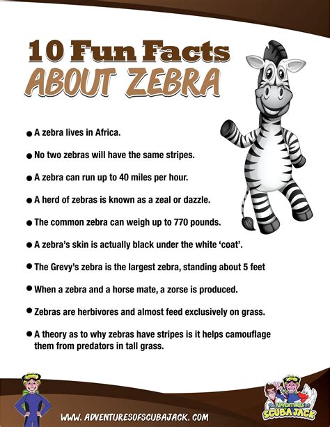 fantastic facts about zebras illustrated fun learning for kids PDF
