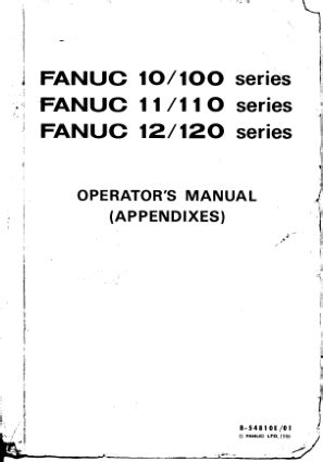 fanuc 10t parameter manual PDF